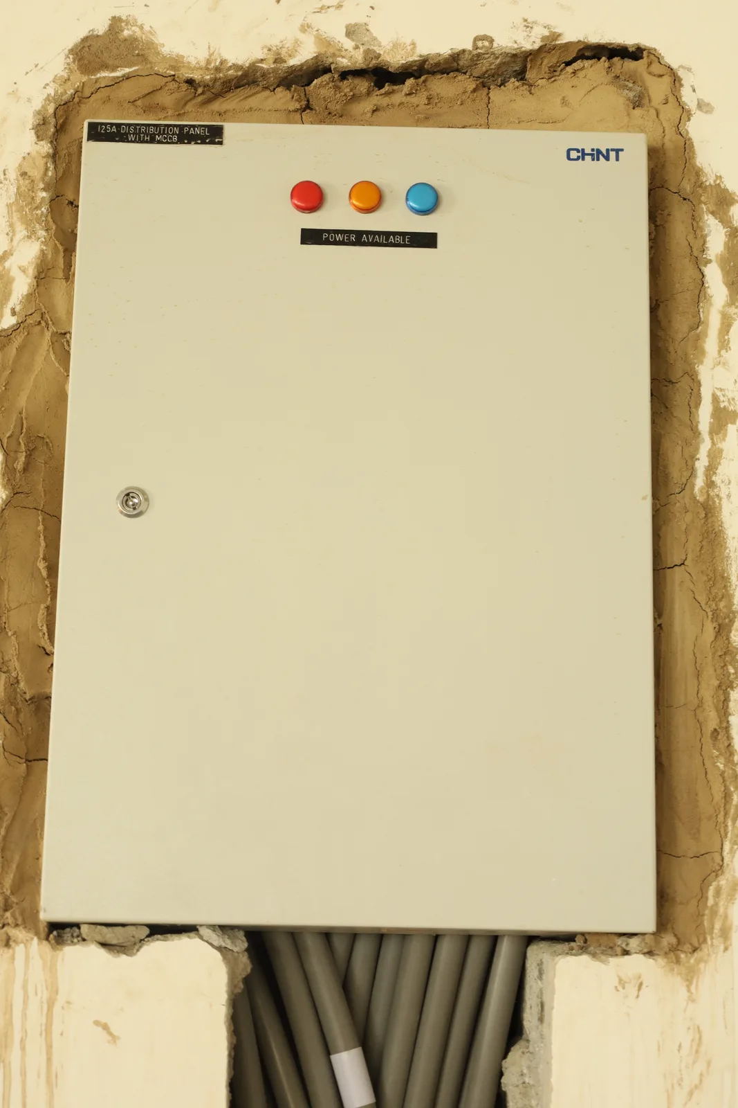 On-site installation photograph from the Dawaki network infrastructure project